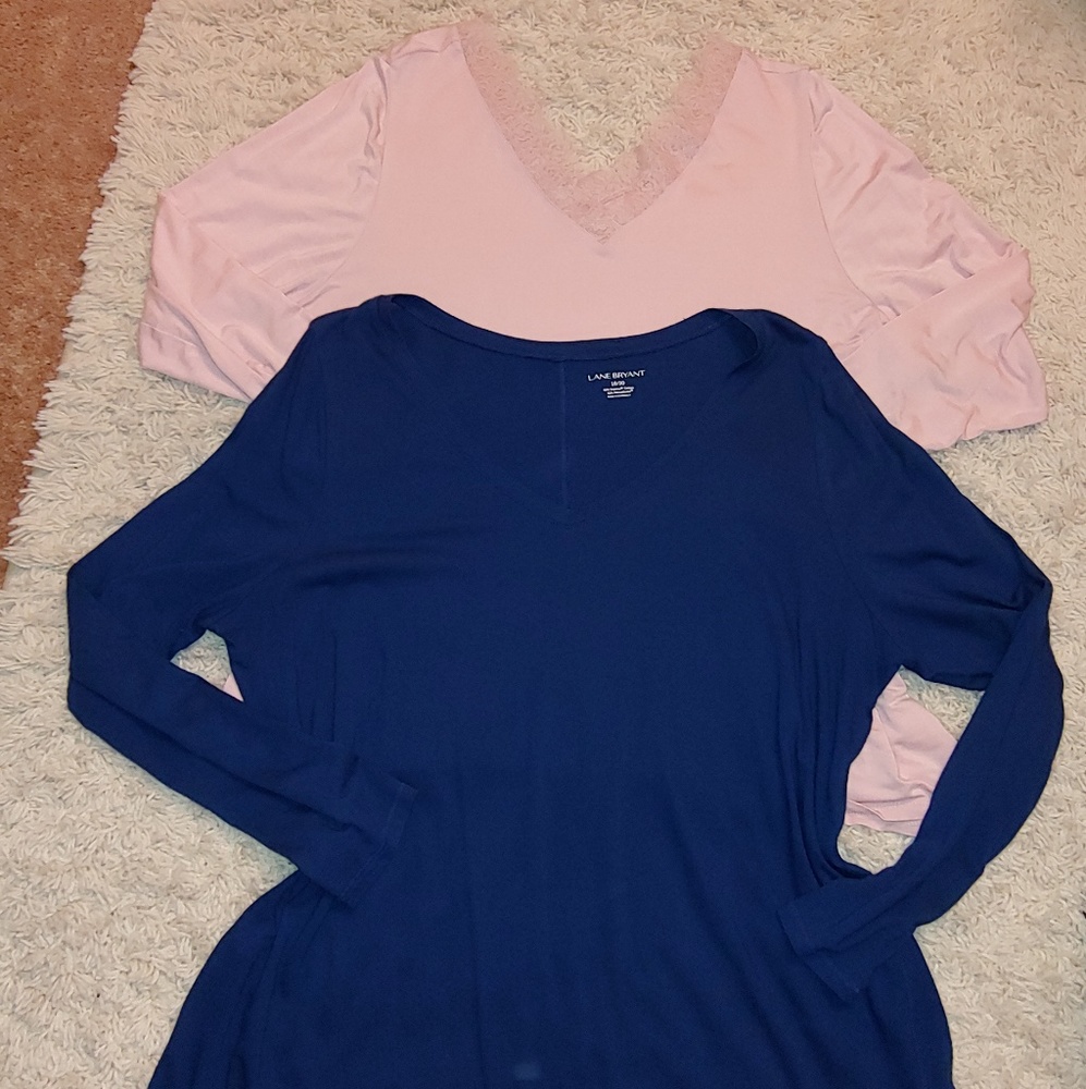 Lane Bryant Long Sleeve Tees 18/20